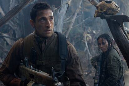 Un fotograma de la pélicula <i>Predators</i> con Adrien Brody.