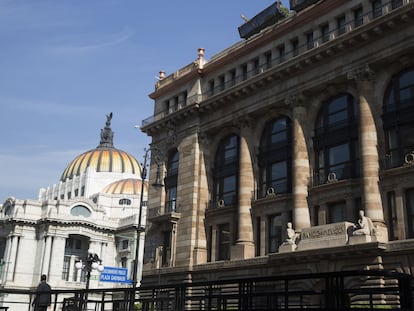 La sede del Banco de México, en el centro de Ciudad de México.