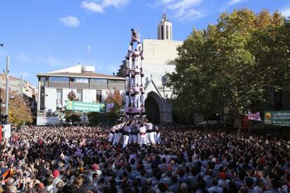 El 4 de 9 amb folre dels Minyons de Terrassa el novembre passat.