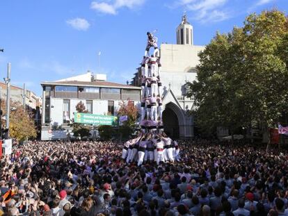 El 4 de 9 amb folre dels Minyons de Terrassa el novembre passat.