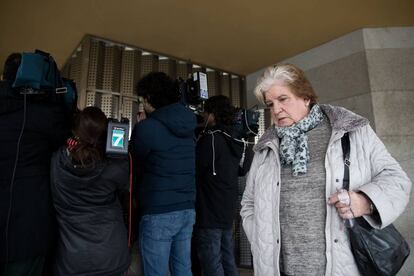 Carmen Avenda&ntilde;o, el martes en los juzgados de Vilagarc&iacute;a.