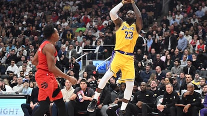 LeBron James NBA asistencia