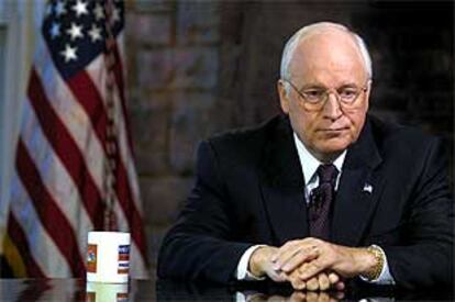 El vicepresidente de Estados Unidos, Dick Cheney, ayer en la residencia presidencial de Camp David.