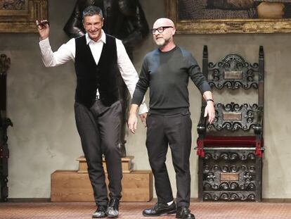 Stefano Gabbana (izquierda) y Domenico Dolce.