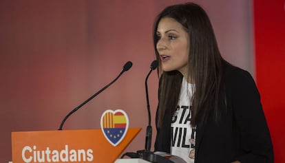 La diputada de Cs en el  Parlament, Lorena Roldán, en una imagen de archivo.