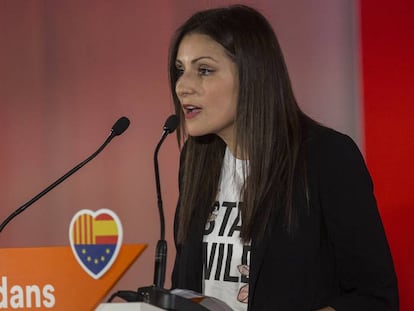 La diputada de Cs en el  Parlament, Lorena Roldán, en una imagen de archivo.