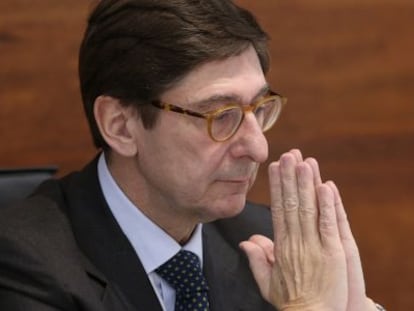 El presidente de Bankia, José Ignacio Goirigolzarri, el pasado sábado.