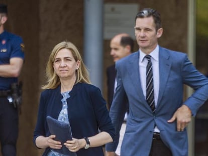 Fotografía de archivo de la infanta Cristina y su marido, Iñaki Urdangarín.