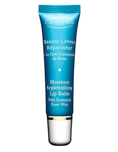 Reparador de labios de Clarins para evitar que el frío agriete y reseque nuestros labios. (19 euros)