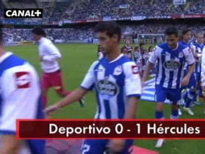 Deportivo, 0 - Hércules, 1