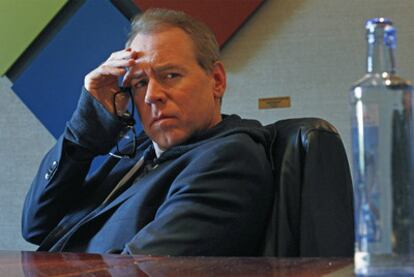 El novelista estadounidense Bret Easton Ellis, ayer en Madrid.