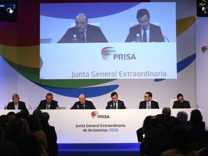 Junta General Extraordinaria de Accionistas de PRISA, celebrada el 29 de enero de 2020.