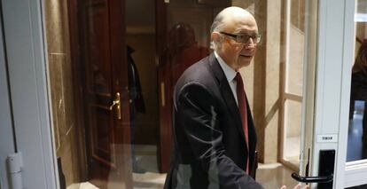 El ministro de Hacienda y Función Pública, Cristóbal Montoro.