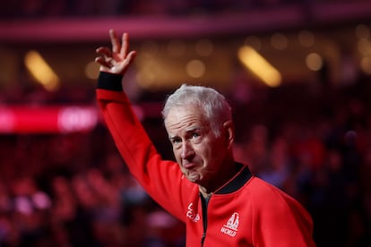 McEnroe, durante la última edición de la Laver Cup, en Berlín.