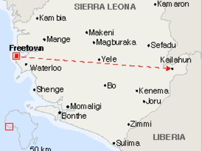 Freetown-Kailahun, Sierra Leona