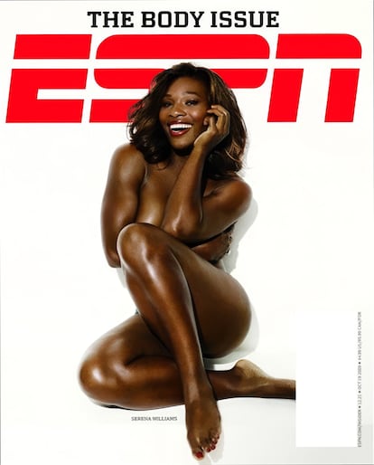 Portada de 'ESPN Magazine', protagonizada por Serena Williams en 2009.