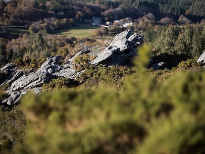 Yacimiento de Pena Grande, en Santaballa, Vilalba (Lugo).