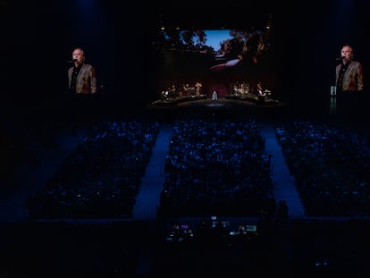 Último concierto anunciado del cantautor Joan Manuel Serrat en el Palau Sant Jordi.