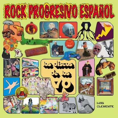 Portada del libro 'Rock Progresivo Español', de Luis Clemente. 