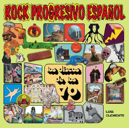 Portada del libro 'Rock Progresivo Español', de Luis Clemente. 