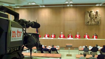 Juicio del Tribunal Constitucional Federal alemán, en Karlsruhe.