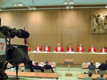 Juicio del Tribunal Constitucional Federal alemán, en Karlsruhe.
