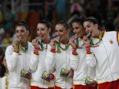 El conjunto español de rítmica consigue la segunda medalla olímpica tras el oro de Atlanta 96 y la decepción de Londres 2012