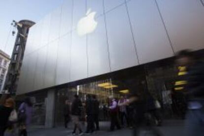 Imagen de una Apple Store en San Francisco.