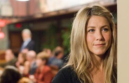 A ver quien se resiste a la mejor expresión tierna de Jennifer Aniston. Es una escena de 'Qué les pasa a los hombres' (2009).