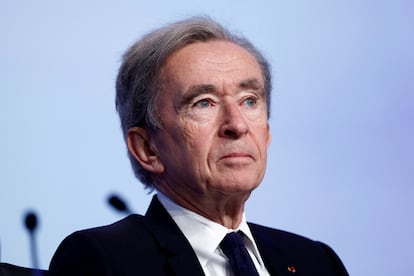 Bernard Arnault, presidente de LVMH Moet Hennessy, en una imagen del pasado abril.