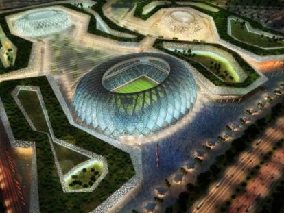 Proyecto del complejo para el Mundial de 2022.
