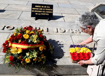 Acto de reconocimiento como víctima de la española Ramona Domínguez Gil en la matanza ocurrida en el pueblo francés de Oradour-sur-Glane, donde el 10 de junio de 1944 fueron asesinadas por los nazis 643 personas.