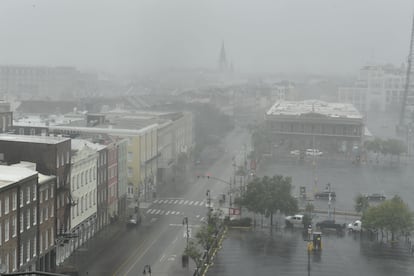 Vista de la calle Canal en Nueva Orleans. 