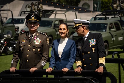 Claudia Sheinbaum ha defendido la reforma que traspasó la Guardia Nacional al control del Ejército, una enmienda impulsada por López Obrador.