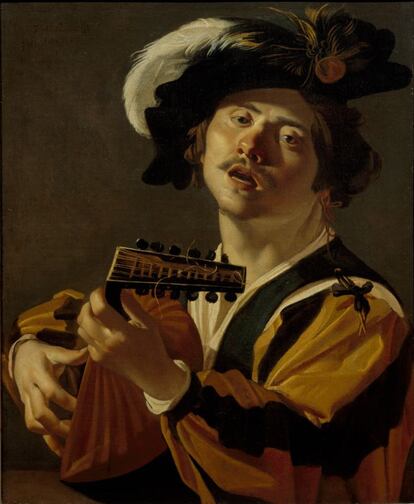 'El tocador de laúd' (1622) de Dirck van Baburen.