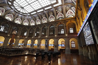 The Madrid stock exchange.