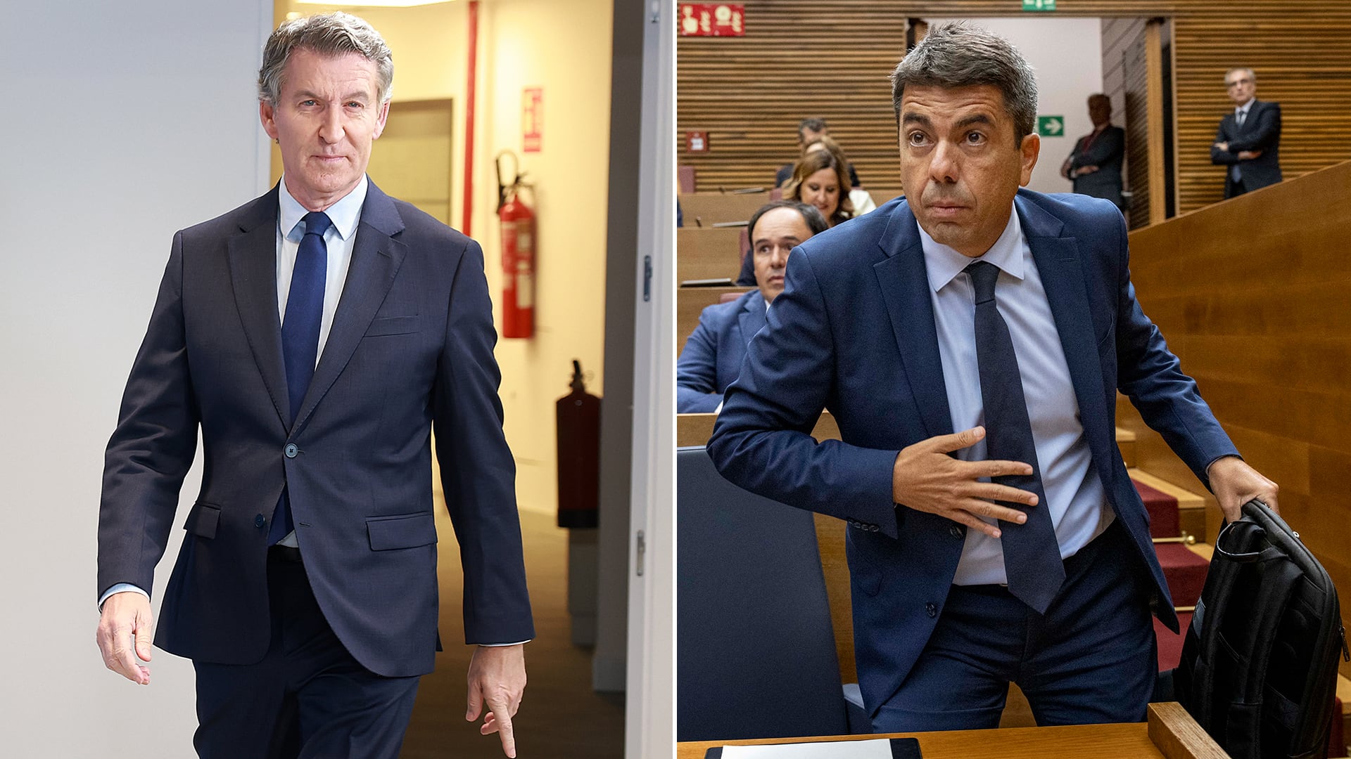 Así fue la conversación de Feijóo y Mazón el día de la dana: “Se está jodiendo cada minuto”