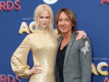 Nicole Kidman y Keith Urban en los ACM Awards (los premios de la música country) celebrados en abril de 2018.