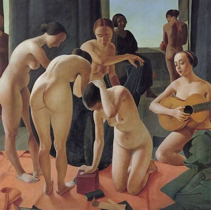 'Concierto' (1924), pintura de Felice Casorati.