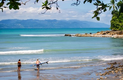 El paraíso surfero de Matapalo.