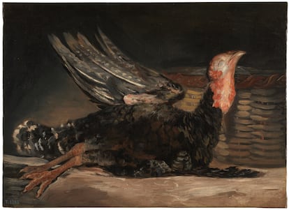 Un pavo muerto, de Francisco de Goya.