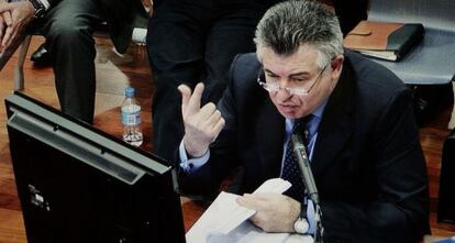Juan Antonio Roca, durante el juicio del 'caso Malaya'.