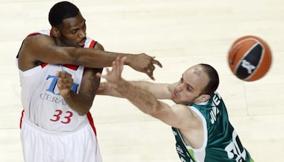 Carlos Jim&eacute;nez, en un partido con el Unicaja en 2009