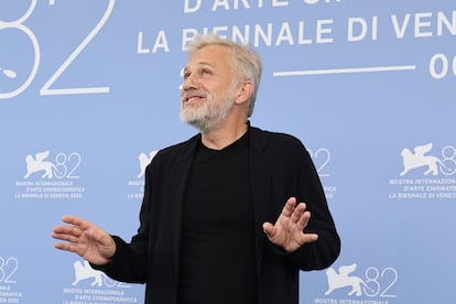 El actor Christoph Waltz asiste a la sesión gráfica de 'Frankenstein'.
