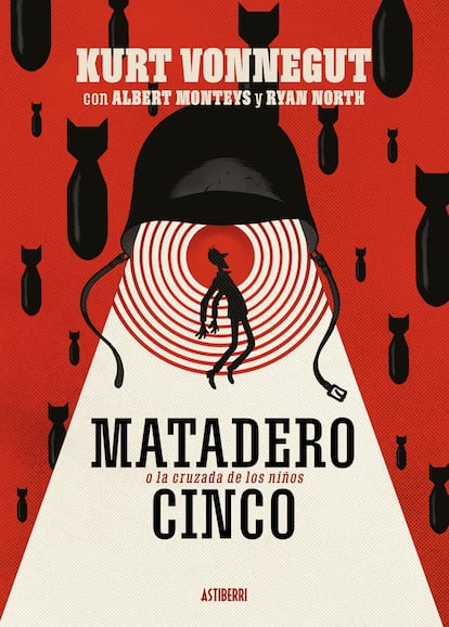 Portada de 'Matadero Cinco', versión en cómic de la novela original de Kurt Vonnegut, adaptada por Albert Monteys y Ryan North.