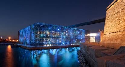 El MUCEM, en el puerto viejo de Marsella.