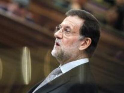 Mariano rajoy, durante su discurso de investidura el 19 de diciembre de 2011.