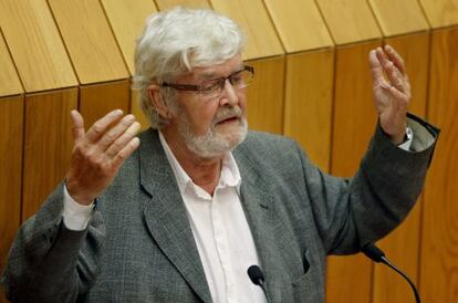 El portavoz de Alternativa Galega de Esquerdas, AGE, Xosé Manuel Beiras