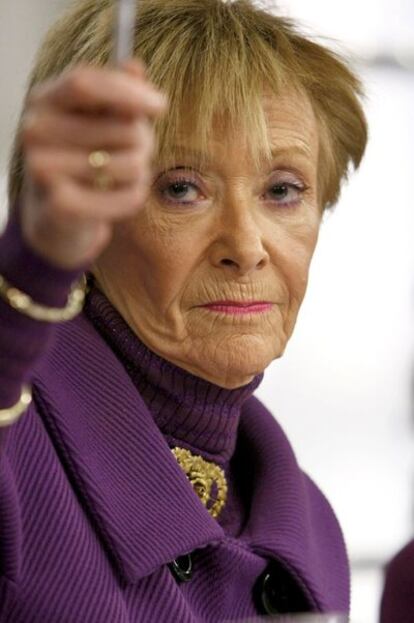 María Teresa Fernández de la Vega, durante la rueda de prensa posterior a la reunión del Consejo de Ministros.