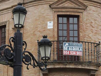 Vivienda en alquiler en Sevilla. EFE